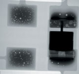Figure 5. CEM3 board material A with lead-free, SAC alloy, solder paste 3